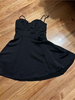 Urban Outfitters Black Fit-and-Flare Dress